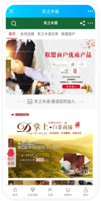 东之木语手机端商城界面